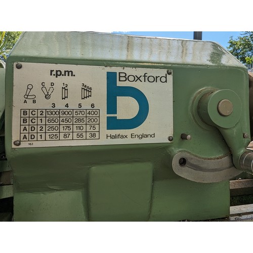 205 - Boxford metal work lathe Boxford ME10: vendor states 