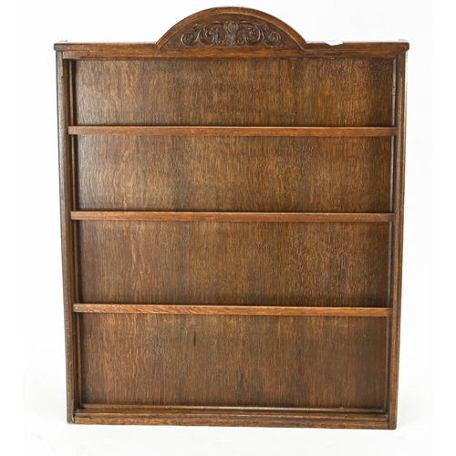 36 - 4 shelved display unit. 78cm by 19cm by 88cm