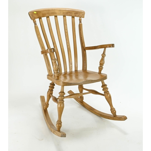 59 - Hardwood rocking chair