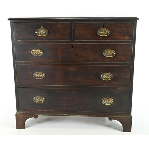 72 - 2 over 3 chest of drawers. 99cm by 51cm by 94cm approx