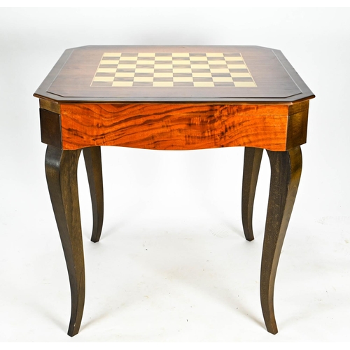 81 - Multi game table, 77cm by 77cm by 88cm