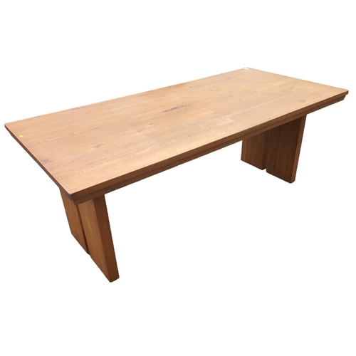 95 - Modern Oak dining table 200cm x 95cm