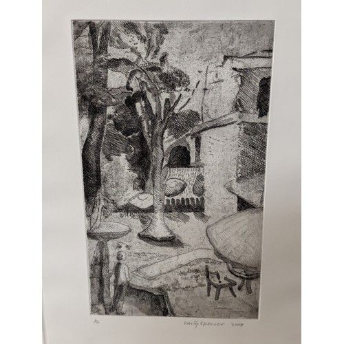 116 - Unity Spencer (British 1930-2017) 'Garden in Mexico', signed in pencil and dated 2009, etching editi... 