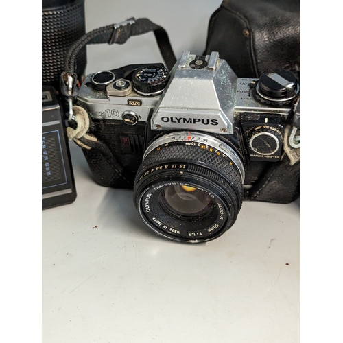 170 - Olympus om10, Fujica stx-1, Polaroid, Retina, Casio LCD TV portable, Elmo super zoom converter, vide... 