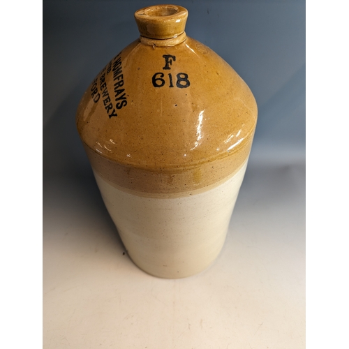 203 - Stoneware jar 