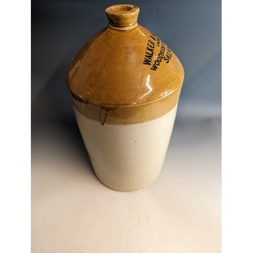 203 - Stoneware jar 