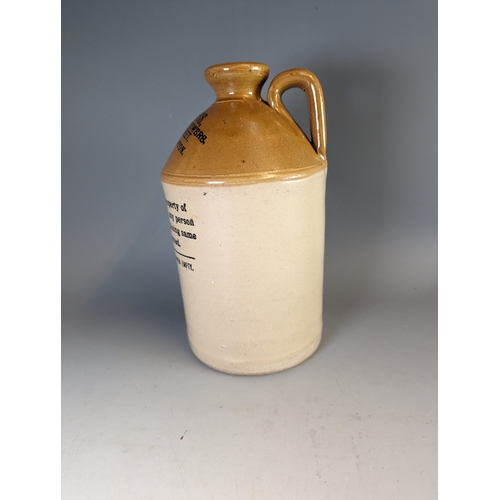 204 - White bros. Botanical brewers, Chapel Street,  Wolverhampton. Stone ware jar dated  1942. ... 