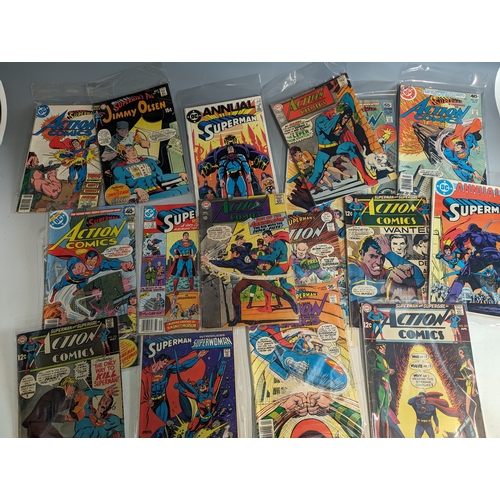 216 - DC Superman comics 60+ approx.mostly  70s 80s. Some 90s and few 60s