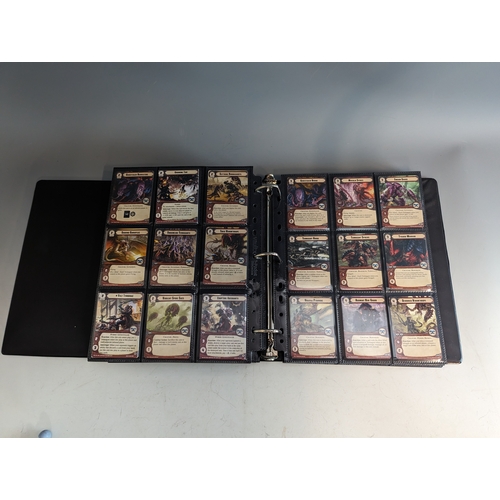 220 - Warhammer 40k conquest cards collection over 2 albums approximately 1200 in total