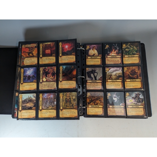 220 - Warhammer 40k conquest cards collection over 2 albums approximately 1200 in total