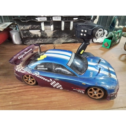 570 - Tamiya TL01 1/10th scale radio controlled car with all electrics & remote  controller AF