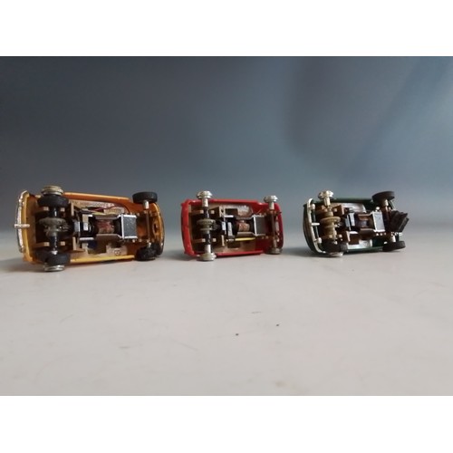 571 - 3 x original rally mini Cooper scalectric cars AF