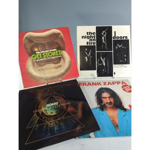 222 - 9 LPs inc Rolling Stones, The Doors, Frank Zappa, Dire Straits etc