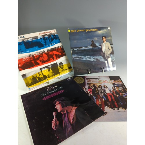 223 - 9 LPs inc Police, Elvis & Elton John