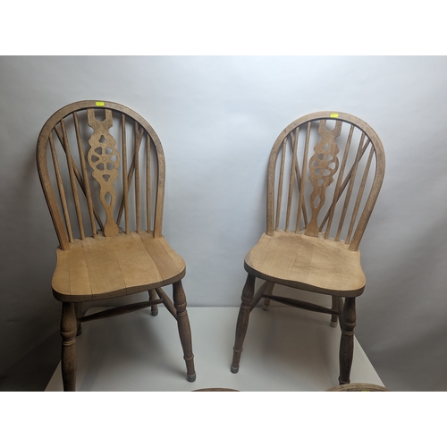 46 - 5 x  Wheelback dining chairs