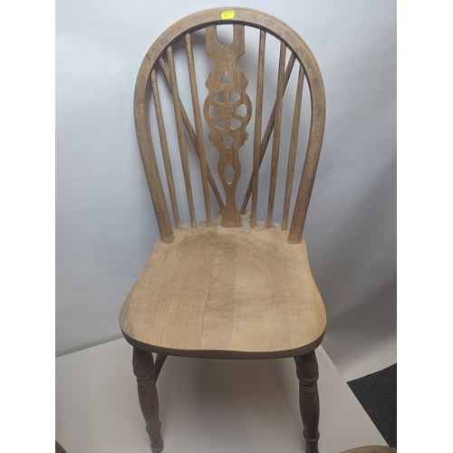 46 - 5 x  Wheelback dining chairs