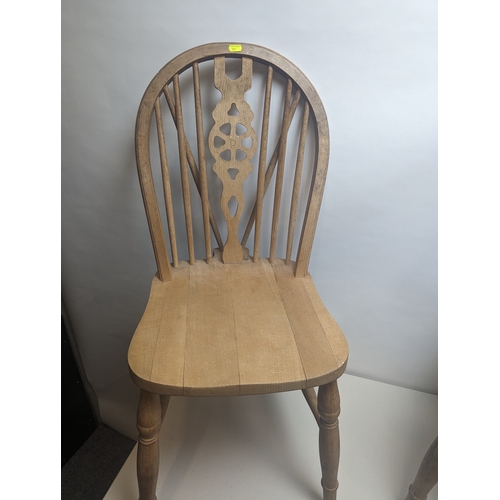 46 - 5 x  Wheelback dining chairs