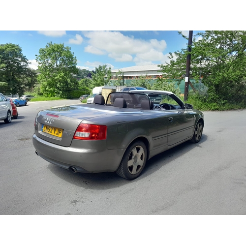 1 - Audi A4 2.4 Convertible. 118000 miles, full electric retractable hood. 1 owner for 16yrs. Automatic.... 