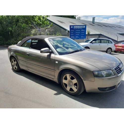 1 - Audi A4 2.4 Convertible. 118000 miles, full electric retractable hood. 1 owner for 16yrs. Automatic.... 