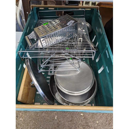 150 - Stainless steal pans by Meyer etc 