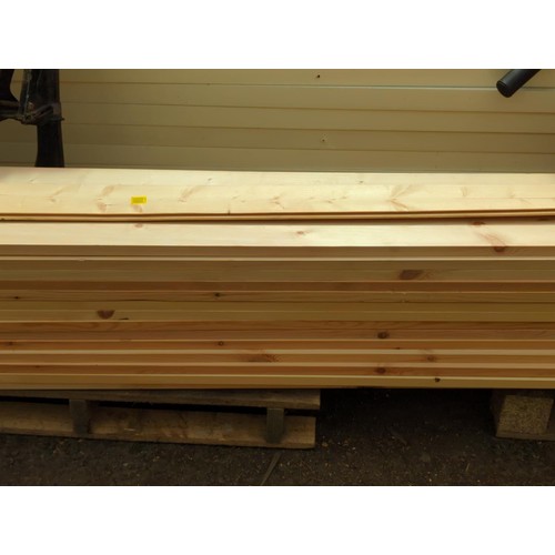 121 - 21 lengths of 140mm x 125mm PSE timber new and unused 239cm. plus additional lengths of PSE