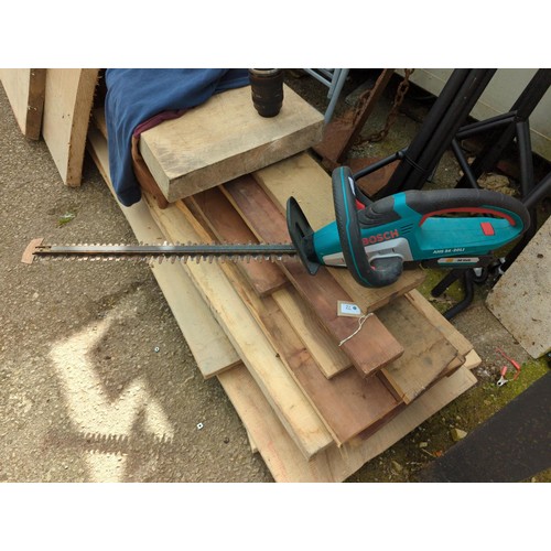 237 - Bosch 36v cordless hedge trimmer, no charger. Working order.