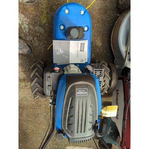 238 - Hyundai HYFT60SP Heavy Duty Petrol Self Propelled Wheeled Field Trimmer. Never used (will need inclu... 