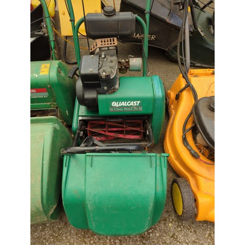 242 - Qualcast Classic Petrol 35s cylinder mower