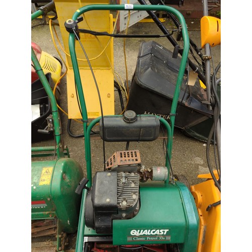 242 - Qualcast Classic Petrol 35s cylinder mower