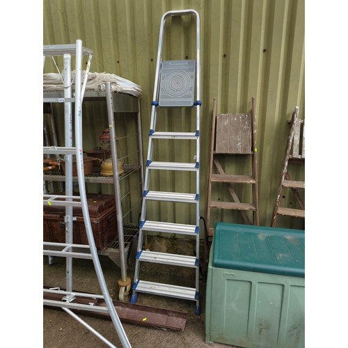 25 - Werner alloy step ladder 6 steps 