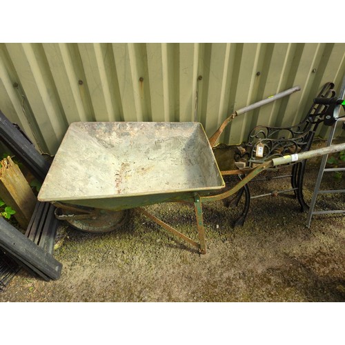 46 - Metal wheel barrow