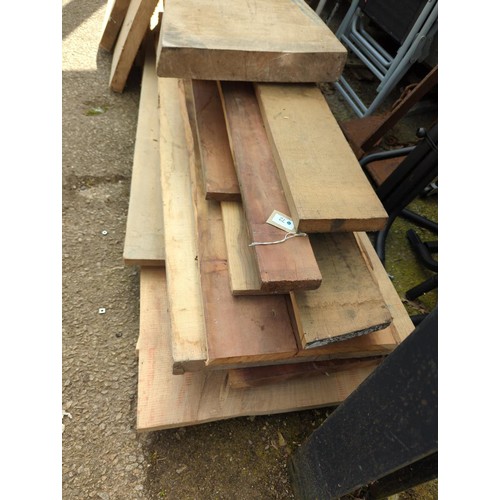 72 - Quantity of large pieces of woodworking timber inc. hardwoods