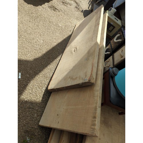 72 - Quantity of large pieces of woodworking timber inc. hardwoods