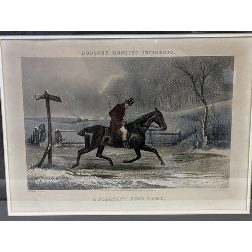 669 - 'A Pleasant Ride Home' from the original painting by T.N.H Walsh, engraved by E G Hester published b... 