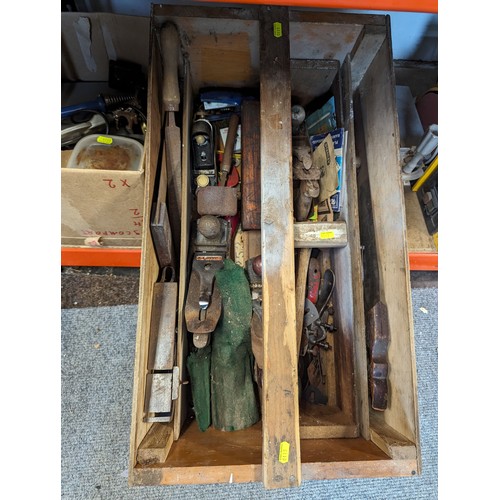 280 - 2 x boxes of tools inc blades etc 