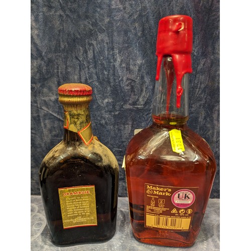 746 - Bottle of Maker's Mark Whisky, 70cl together with a bottle of Drambuie