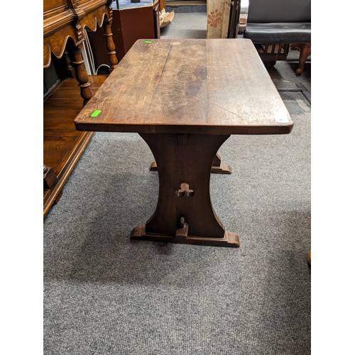 833 - Oak occasional table 61x40x ht 52cms