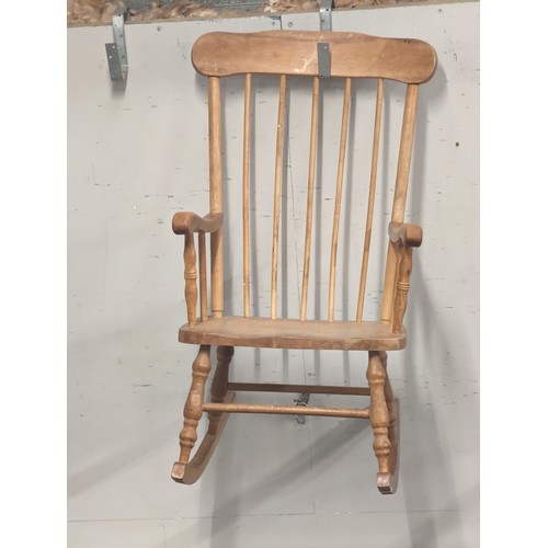 863 - Stick back rocking chair