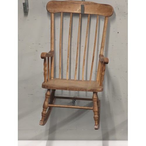 863 - Stick back rocking chair