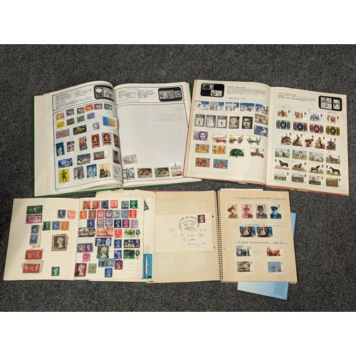 800 - 4 part filled stamp albums