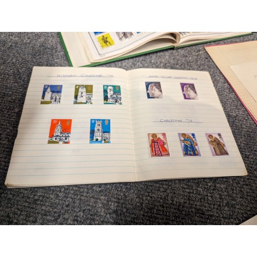 800 - 4 part filled stamp albums