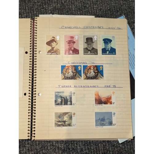 800 - 4 part filled stamp albums