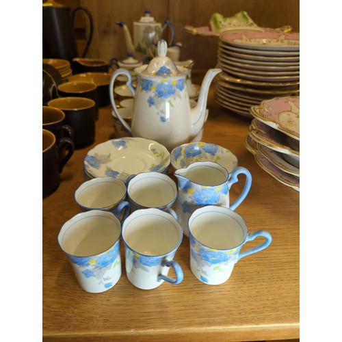 695 - Various oriental style tea trios inc. Crafton, Noritake etc.