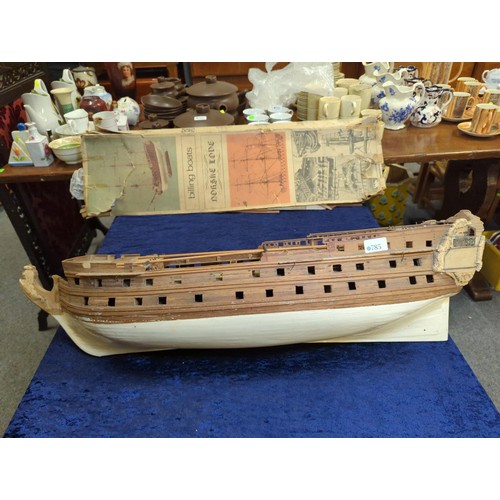 785 - Billing Boats Norskelove part made model , vendor cannot guarantee all pieces are there but they may... 