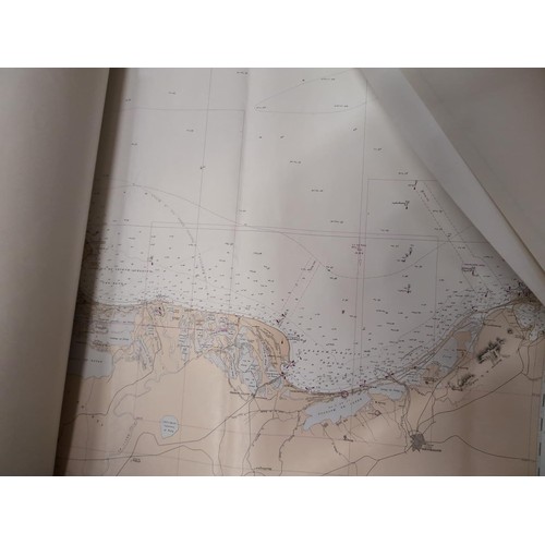 773 - Collection of nautical chart maps channel islands, etc