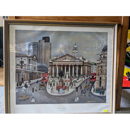 658 - Alfred Daniels (British 1924-2015), two prints inc. The Royal Exchange, limited edition 26/75 signed... 