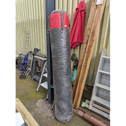 36A - 6ft densely-filled punch/kick bag, with 4 hanging eyelets