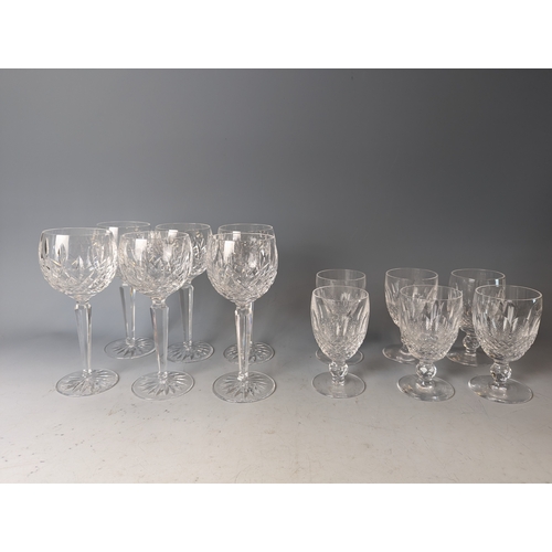 229 - Waterford crystal wine and liquor glasses