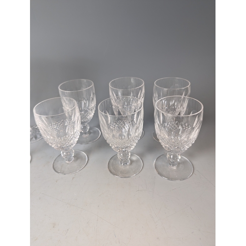 229 - Waterford crystal wine and liquor glasses