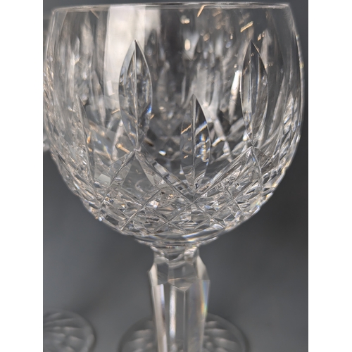 229 - Waterford crystal wine and liquor glasses